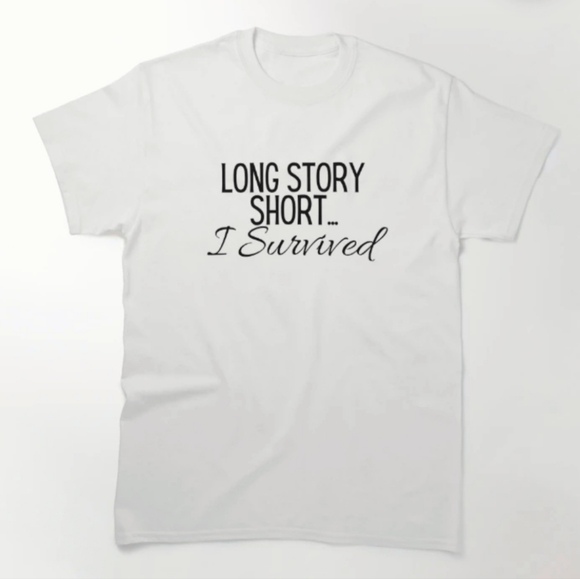 NWT, standard, traditional t-shirt for everyday wear,"I Survived" Graphic Tee - Picture 3 of 8